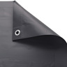 Tectake Brise vue PVC pour balcon, version 1 - noir