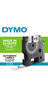 Dymo rhino - etiquettes industrielles gaine thermorétractable  12mm x 1.5m  noir sur blanc