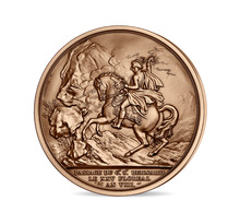 Napoléon 1er - bicentenaire de sa disparition médaille presse-papier
