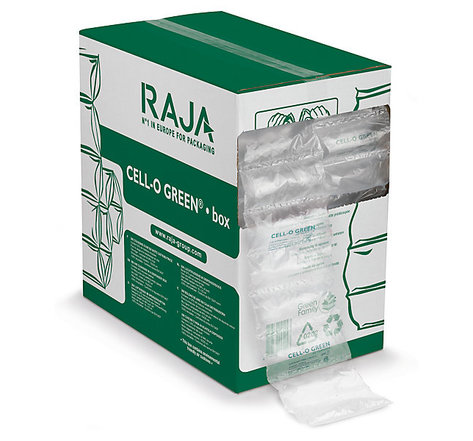Lot de 300: Coussin d'air 20% recyclé en boîte distributrice RAJA