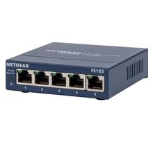 NETGEAR Switch Ethernet FS105 5 Ports Gigabit, bureau et protection a vie ProSAFE