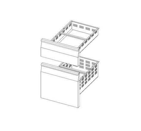 Kit tiroir pour table réfrigérée 1/2 - 2/3 série 700 - afi collin lucy