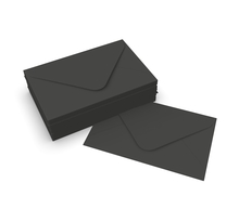 Lot de 250 Enveloppe Clariana noire 65x94 mm