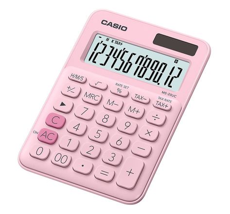 Calculatrice de bureau, MS-20UC-WE, rose