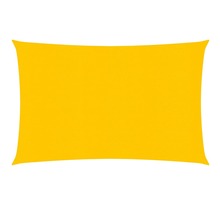 Vidaxl voile d'ombrage 160 g/m² jaune 3x4 m pehd
