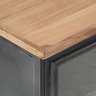vidaXL Table de chevet Gris 40x30x50 cm Bois d'acacia massif