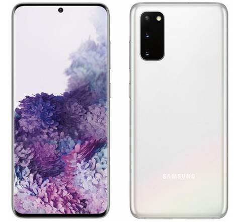 Samsung galaxy s20 4g - blanc - 128 go - parfait état