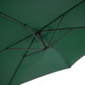 Tectake Parasol 350 cm avec housse de protection - vert