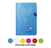 Carnet polypro mimesys polypro 110x170 96p petits carreaux 5x5 assortiment clairefontaine