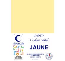 Pqt de 102 Sous-chemises 60 g 220 x 310 mm ISATIS Coloris Pastel Jaune ELVE