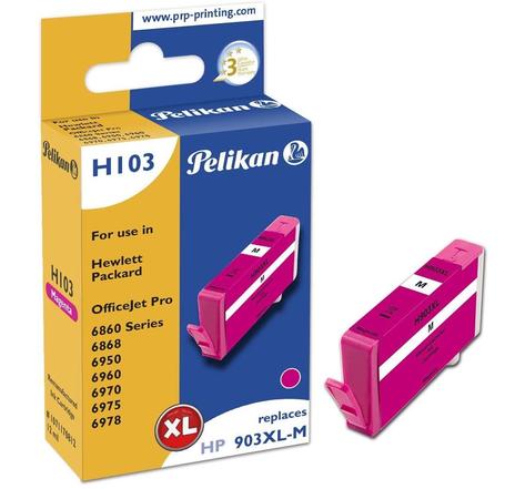 H103 Cartouche d'encre remplace 903XL T6M07AE magenta PELIKAN PRINTING