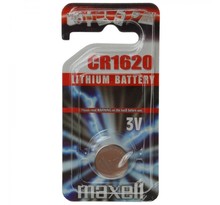 Pile bouton 3 volts cr1620 - maxell