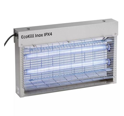 Kerbl Appareil électrique anti-mouches EcoKill Inox IPX4 2x15 W 299935