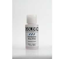 Peinture acrylic fluids golden vii 30ml interference bleu fin