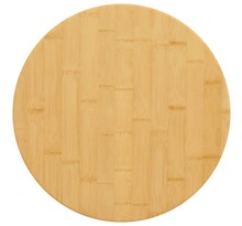 vidaXL Dessus de table Ø50x1 5 cm bambou
