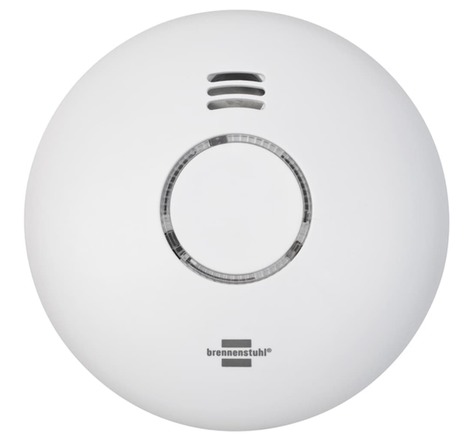 Brennenstuhl détecteur de fumée et de chaleur à wifi blanc