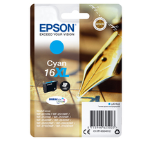 EPSON Singlepack Cyan 16XL DURABrite Ult 16XL cartouche dencre cyan haute capacite 6.5ml 450 pages 1-pack RF-AM blister