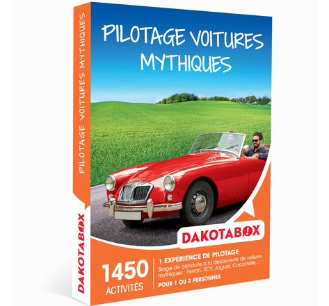 Dakotabox - coffret cadeau - pilotage voitures mythiques