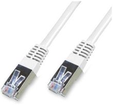 Câble/Cordon réseau RJ45 Catégorie 6 FTP (F/UTP) Droit 15m (Blanc)