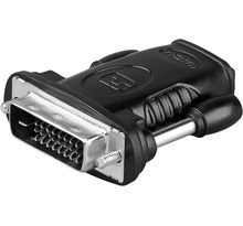 Adaptateur Goobay HDMI femelle (Type A) vers DVI-D mâle (Noir)