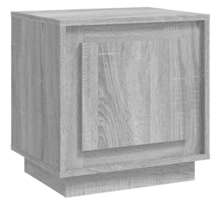 vidaXL Table de chevet sonoma gris 44x35x45 cm bois d'ingénierie