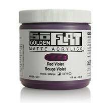 Peinture acrylic soflat golden 473 ml rouge violet s3