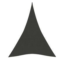 vidaXL Voile d'ombrage 160 g/m² Anthracite 5x7x7 m PEHD