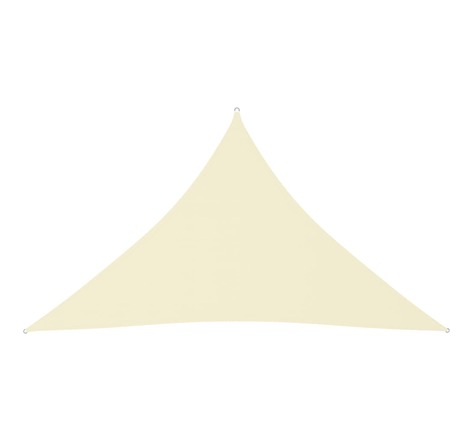 Vidaxl voile de parasol tissu oxford triangulaire 3x3x4,24 m crème
