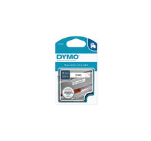 Dymo labelmanager cassette ruban d1 hautes performances  polyester permanent  19mm x 5 5m  noir/blanc