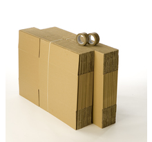 Kit 40 cartons standard avec 2 rouleaux d'adhésif gratuits - 100  recyclable