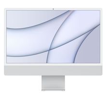 Apple - 24 iMac Retina 4,5K (2021) - Puce Apple M1 - RAM 8Go - Stockage 256Go - GPU 8 coeurs - 2 Ports USB 3 - Argent