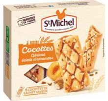 St Michel Biscuits Cocottes abricot éclats d'amandes la boîte de 6 biscuits - 150g