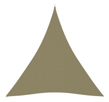 Vidaxl voile de parasol tissu oxford triangulaire 4x5x5 m beige