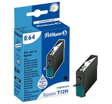 Encre 4108609 remplace epson c13t129140, noir pelikan printing