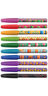 Paper mate inkjoy 100 mini candy pop - 10 stylos bille avec capuchon - assortiment de couleurs - pointe moyenne 1.0mm - sous blister