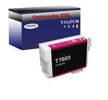 Cartouche Compatible pour Epson T7603 (C13T76034010) Magenta - T3AZUR