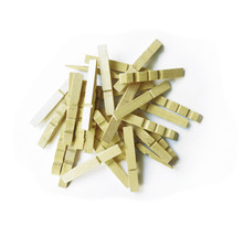 Demi-pinces à linge en bois 200 pièces - Graine créative