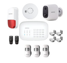 DAEWOO Pack Alarme Wifi / GSM - Modèle Protection Livré Avec 12 Accessoires, 1 Caméra Et 1 Sirène
