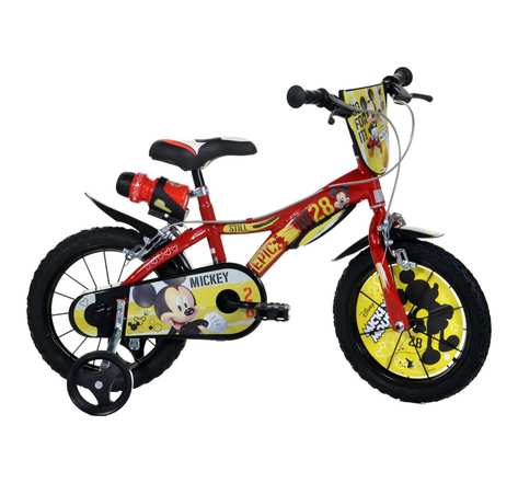 Dino bikes vélo pour enfants mickey mouse rouge 14"