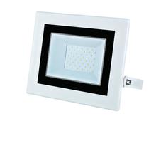 Projecteur LED Extérieur 50W IP65 Plat BLANC - Blanc Froid 6000K - 8000K - SILAMP