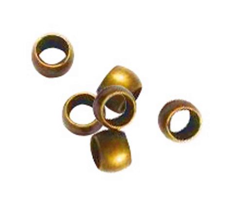 Perles à écraser rondes 2 mm doré 150 pièces