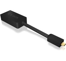 Convertisseur Icy Box Micro HDMI mâle (Type D) 1.2 vers VGA femelle (D-sub DE-15) 10cm (Noir)