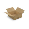 Caisse carton plate brune simple cannelure RAJA 30x25x10 cm (colis de 25)