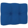vidaXL Coussins de canapé palette 2 pcs Bleu royal