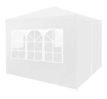vidaXL Tente de réception 3 x 3 m Blanc