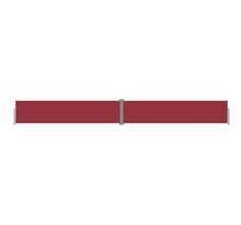 Vidaxl auvent latéral rétractable rouge 117x1000 cm