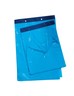 (1 lot  de 5000 sacs) sac plastique plat standard liassé à ouverture décalée 20 et 28 µ blanc