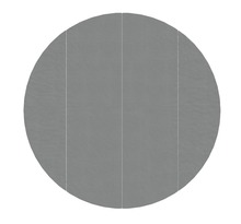 vidaXL Bâche de piscine gris clair Ø458 cm géotextile polyester