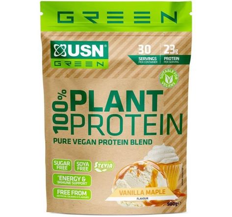 USN Protéines 100% Plant - Vanille Maple - 900 g