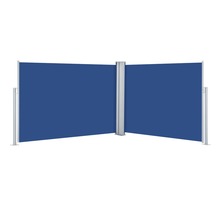 vidaXL Auvent latéral rétractable Bleu 100 x 1000 cm
